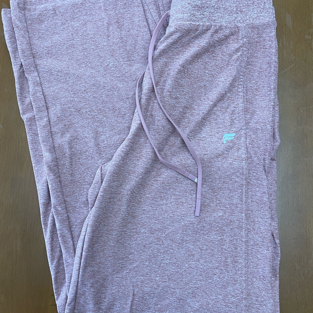 Fabletics Pink Wide Leg Joggers
